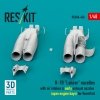 RESKIT RSU48-0424 B-1B Lancer nacelles with air intakes & early exhaust nozzles (open engine bay) for Revell kit (3D Printed) (1/48)